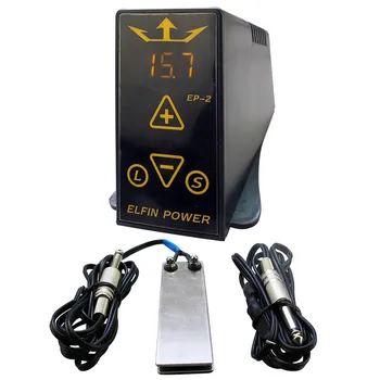Professioanl Tattoo Power Supply Set Kit ELFIN EP-2 Tattoo Power Supply LCD Digital Foot Pedal Switch Clip Cord Tattoo Kit
Professioanl Tattoo Power Supply Set Kit ELFIN EP-2 Tattoo Power Supply LCD Digital Foot Pedal Switch Clip Cord Tattoo Kit