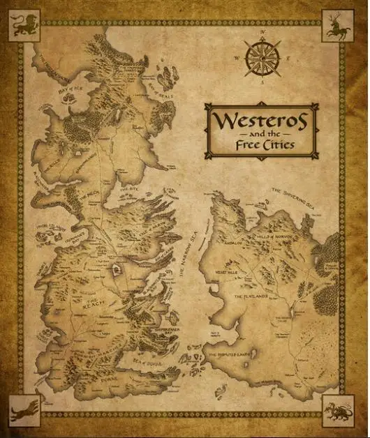 Canvas Poster Silk Fabric Game Of Thrones Poster Home Decoration Print Stylish Retro Decor Nice Poster 50x75cm KO/356989
Canvas Poster Silk Fabric Game Of Thrones Poster Home Decoration Print Stylish Retro Decor Nice Poster 50x75cm KO/356989