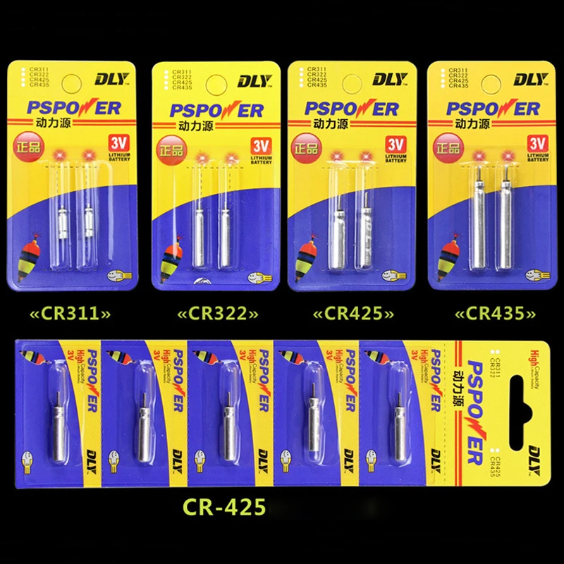 100Pcs/lot CR425 Night Fishing Battery 3V Electronic Luminous Float Accessory Lithium Pin Cells PJ59
100Pcs/lot CR425 Night Fishing Battery 3V Electronic Luminous Float Accessory Lithium Pin Cells PJ59