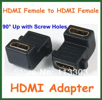 5pcs HDMI Female to HDMI Female 90 Degree Up Angle with Screw Holes Adapter HDMI Extend Cable Converter Connector
5pcs HDMI Female to HDMI Female 90 Degree Up Angle with Screw Holes Adapter HDMI Extend Cable Converter Connector