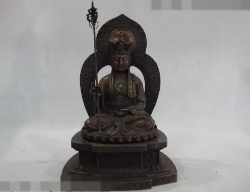 S06320 12 China Copper Bronze Buddhist monk Xuanzang Jizo Kshitigarbha Buddha Statue
S06320 12 China Copper Bronze Buddhist monk Xuanzang Jizo Kshitigarbha Buddha Statue
