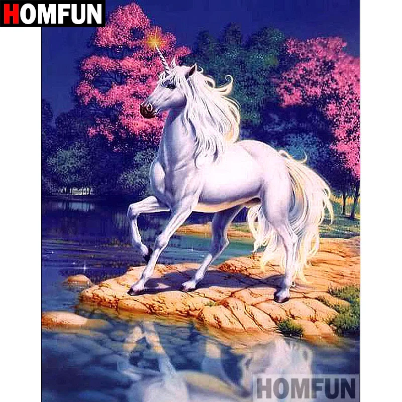 HOMFUN 5D DIY Diamond Painting Full Square/Round Drill "Animal unicorn" Embroidery Cross Stitch gift Home Decor Gift A07906
HOMFUN 5D DIY Diamond Painting Full Square/Round Drill "Animal unicorn" Embroidery Cross Stitch gift Home Decor Gift A07906