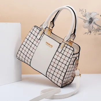 2020 Large Capacity Women Handbags Casual Crossbody Bags Plaid TOP-handle Purse Tote Ladie Leaves PU Shoulder Hand Bags Bolso
2020 Large Capacity Women Handbags Casual Crossbody Bags Plaid TOP-handle Purse Tote Ladie Leaves PU Shoulder Hand Bags Bolso