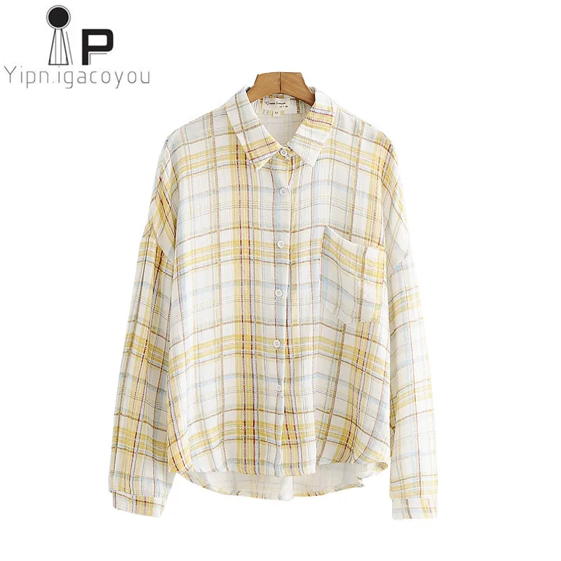Harajuku New Designer Sunscreen Coat Women Summer Jacket Plaid Coat 2019 Female Women Overcoat Female Thin Yellow ladies Jacket
Harajuku New Designer Sunscreen Coat Women Summer Jacket Plaid Coat 2019 Female Women Overcoat Female Thin Yellow ladies Jacket