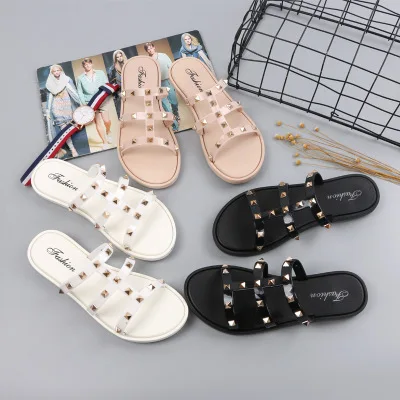 Summer Fashion Women Slides Rivet Slippers Women Shoes Flip Flops Sandals Lady Shoes Beach Slides Zapatillas Mujer
Summer Fashion Women Slides Rivet Slippers Women Shoes Flip Flops Sandals Lady Shoes Beach Slides Zapatillas Mujer