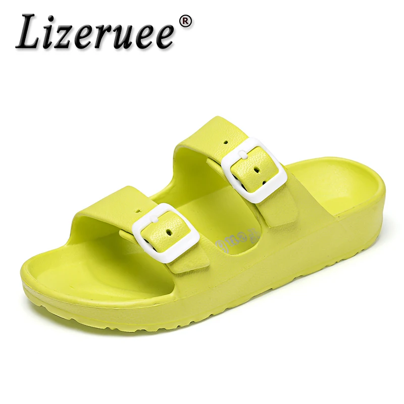 Lizeruee Women Casual EVA Slippers Candy Colour Beach Breathable Flip Flops Home Bathroom Flat Soft Flip Flops Shoes Slippers
Lizeruee Women Casual EVA Slippers Candy Colour Beach Breathable Flip Flops Home Bathroom Flat Soft Flip Flops Shoes Slippers