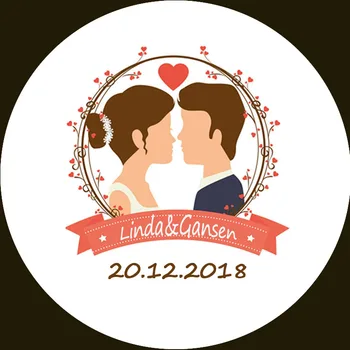 100pcs Wedding Couple stickers For Decoration envelope seal sticker For Wedding Engament seal sticker
100pcs Wedding Couple stickers For Decoration envelope seal sticker For Wedding Engament seal sticker