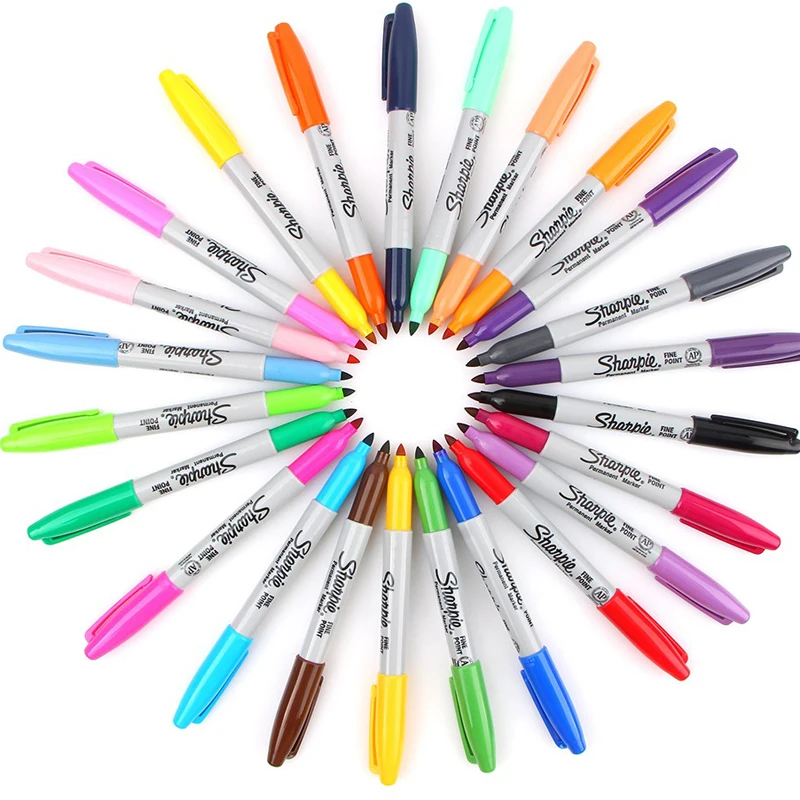 sanford sharpie fine point permanent marker DIY marker pen yelllo black red and pink 30001
sanford sharpie fine point permanent marker DIY marker pen yelllo black red and pink 30001