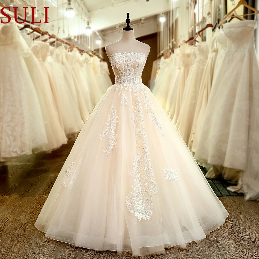 SL-6045 Strapless Vestido De Noiva Wedding Dress 2019 Plus Size Backless Applique Crystal Bridal Wedding Gown
SL-6045 Strapless Vestido De Noiva Wedding Dress 2019 Plus Size Backless Applique Crystal Bridal Wedding Gown
