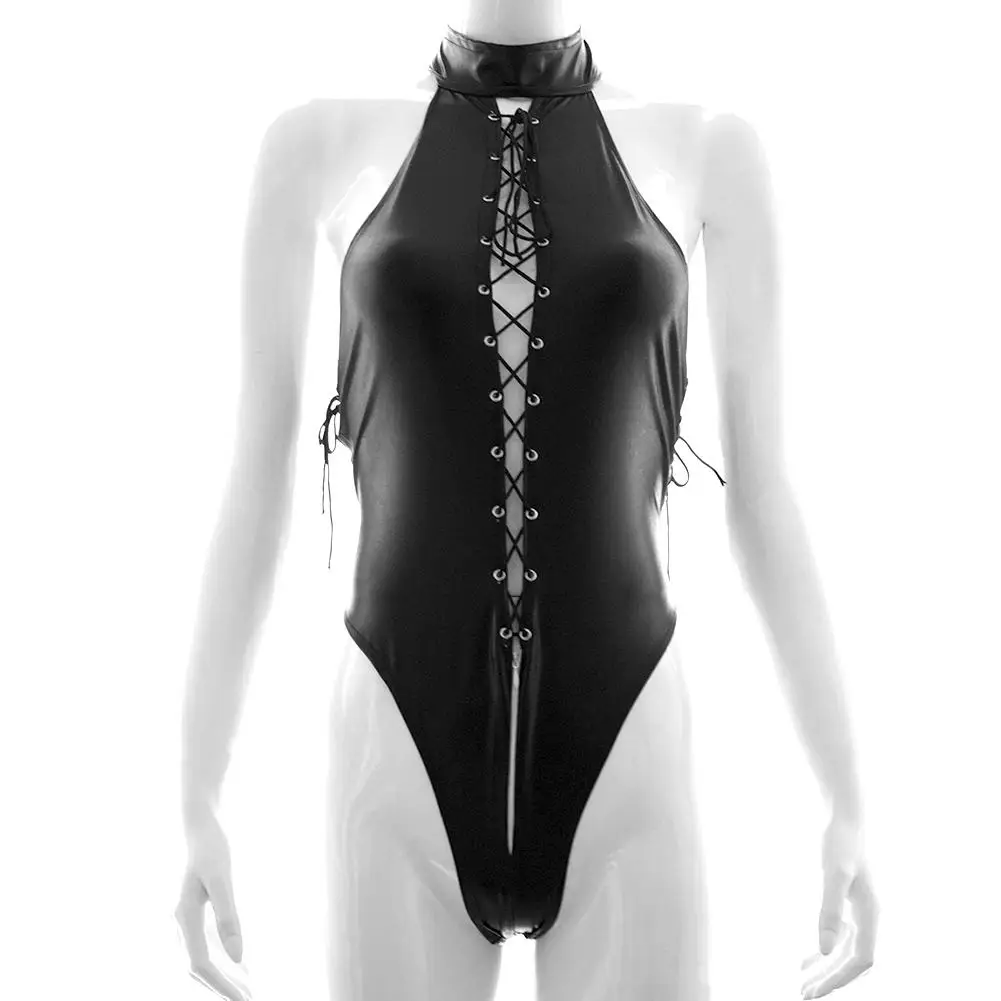Women's Lingerie Bodysuit Underwear Binding Leather Patent Leather Clothing Couples Toy Flirting Clothing Sexy
Women's Lingerie Bodysuit Underwear Binding Leather Patent Leather Clothing Couples Toy Flirting Clothing Sexy