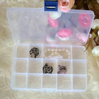 15 Separate Slots Nail Storage Box Grid Acrylic Separate Slots Earrings Storage Box Ring Bracelet Necklace Clip Jewelry Hoider
15 Separate Slots Nail Storage Box Grid Acrylic Separate Slots Earrings Storage Box Ring Bracelet Necklace Clip Jewelry Hoider