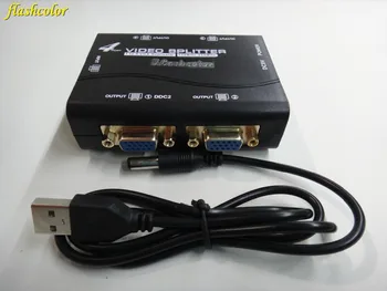 Flashcolor VGA Splitter 4 ports VGA Video splitter 250MHZ 1 input 4 output support USB power adaptor
Flashcolor VGA Splitter 4 ports VGA Video splitter 250MHZ 1 input 4 output support USB power adaptor