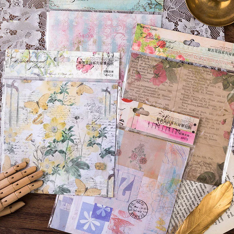 8 Sheets Vintage Flower Stickers Cute Stationery Stickers Bullet Journal Paper Sticker For Kids DIY Scrapbooking Diary Albums
8 Sheets Vintage Flower Stickers Cute Stationery Stickers Bullet Journal Paper Sticker For Kids DIY Scrapbooking Diary Albums