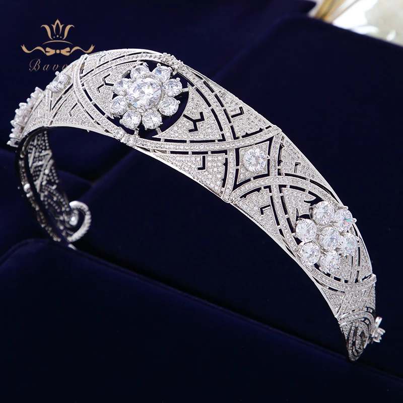 Bavoen Meghan Markel Tiara Princess Bridal Headbands Elegant Cubic Zircon Crown Headpieces For Women Wedding Hair Accessories
Bavoen Meghan Markel Tiara Princess Bridal Headbands Elegant Cubic Zircon Crown Headpieces For Women Wedding Hair Accessories
