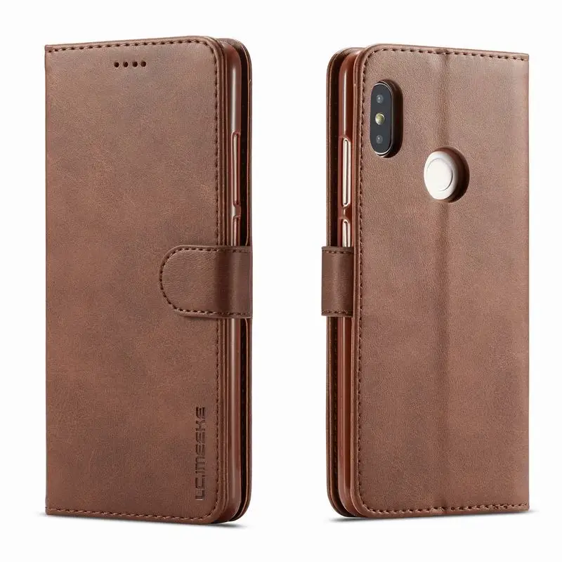 Чехлы для Xiaomi Redmi Note 5 Pro чехол роскошный Магнитный Флип винтажный кошелек кожаные