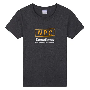 Xuanyutee NPC Sometimes Why Do I Feel Like An NPC Funny Shirt Men Print Cotton O-neck Short Sleeve Casual Fits 3XL T shirt Homme
Xuanyutee NPC Sometimes Why Do I Feel Like An NPC Funny Shirt Men Print Cotton O-neck Short Sleeve Casual Fits 3XL T shirt Homme