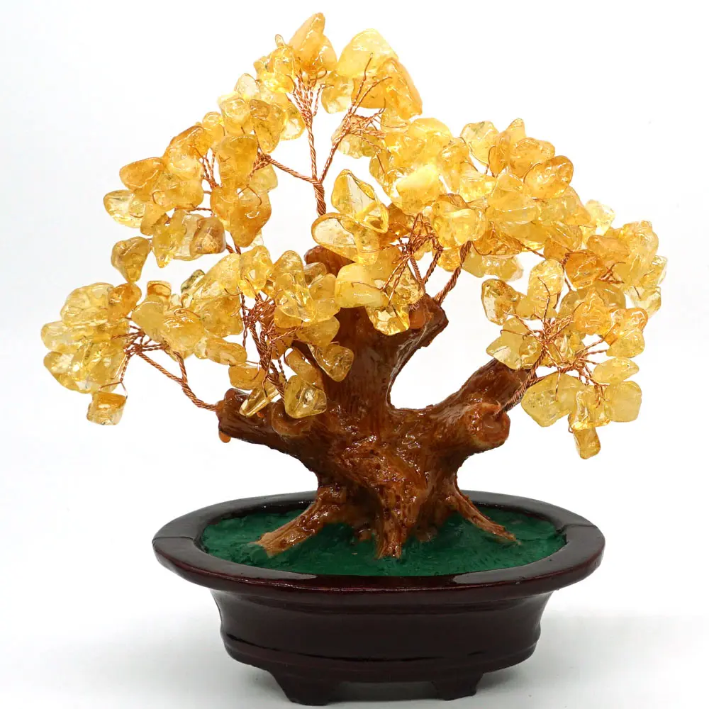 Natural Crystal Citrine Quartz Gemstone Bonsai Healing Reiki Lucky Money Tree Home Office Decor
Natural Crystal Citrine Quartz Gemstone Bonsai Healing Reiki Lucky Money Tree Home Office Decor