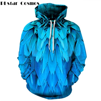 PLstar Cosmos 3D Printed Feather Hoodies Men/Women Blue Hoodie Sweatshirt Printing Hooded Unisex Feathers Pullover Streetwear
PLstar Cosmos 3D Printed Feather Hoodies Men/Women Blue Hoodie Sweatshirt Printing Hooded Unisex Feathers Pullover Streetwear