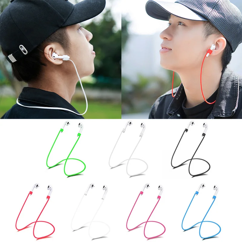 Silicone Anti-lost Neck Strap Wireless Earphone String Rope for Apple AirPods Earphone Wireless Bluetooth Headset Holder Cable
Silicone Anti-lost Neck Strap Wireless Earphone String Rope for Apple AirPods Earphone Wireless Bluetooth Headset Holder Cable