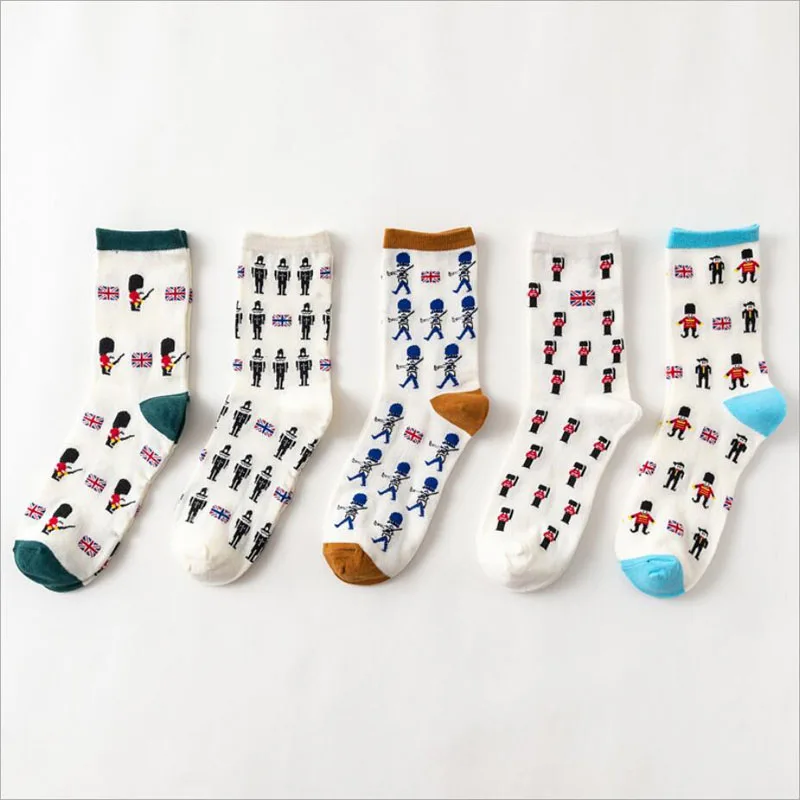 Female Huf Socks Cartoon Image Breathable Cute Socks British Style Gifts Anklet Sock Lady's Casual sock Cotton Women's Garments
Female Huf Socks Cartoon Image Breathable Cute Socks British Style Gifts Anklet Sock Lady's Casual sock Cotton Women's Garments