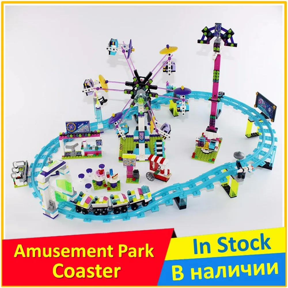 Amusement Park Coaster 41130 Building Blocks Model Toys For Children 01008 Compatible Friends Brick Figure Educational Set
Amusement Park Coaster 41130 Building Blocks Model Toys For Children 01008 Compatible Friends Brick Figure Educational Set