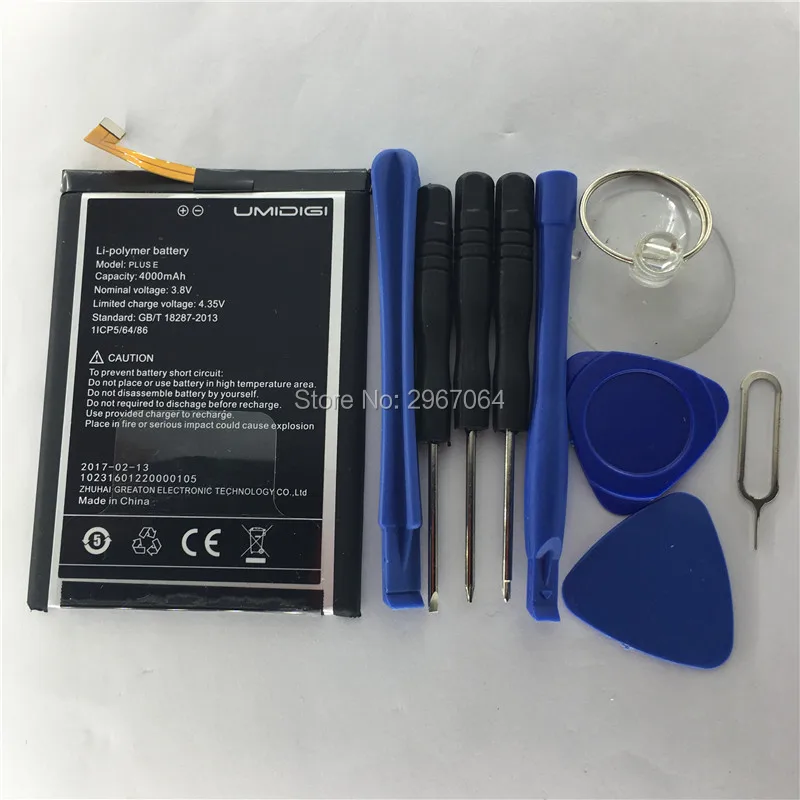 Mobile phone battery for UMI PLUS E battery 4000mAh +Disassemble tool Long standby time High capacit for UMI PLUS battery
Mobile phone battery for UMI PLUS E battery 4000mAh +Disassemble tool Long standby time High capacit for UMI PLUS battery