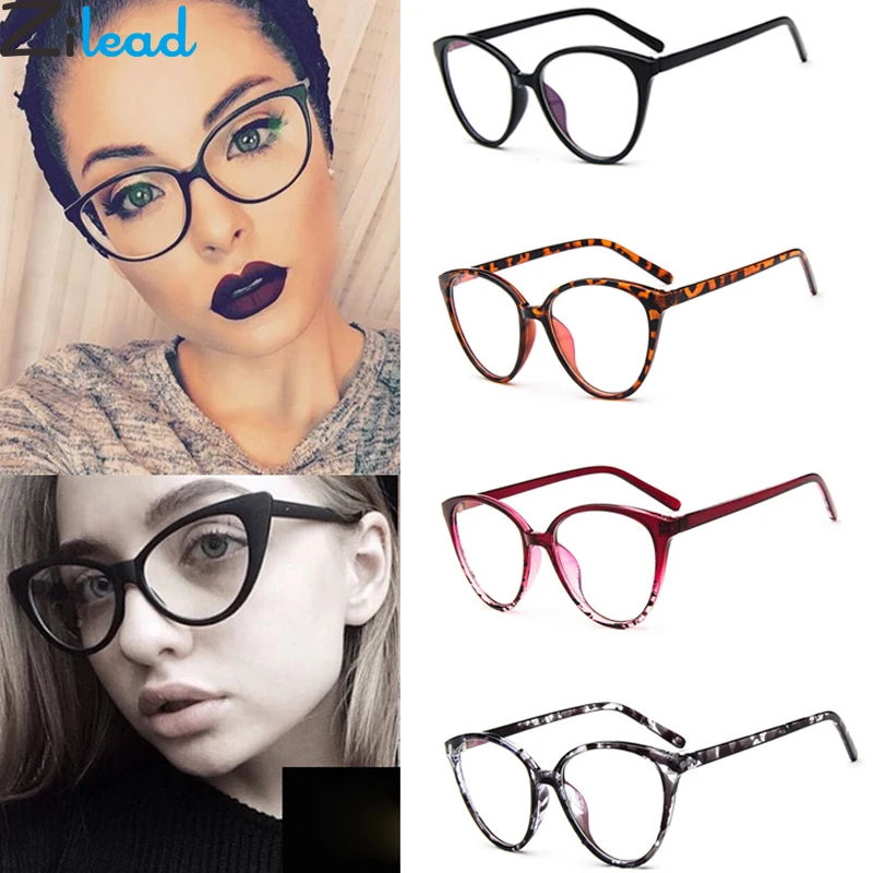 Zilead Retro Cat Eye Clear Lens Spectacle Frame Brand Women Blue-ray Optical Eyewear Frame Myopia Lens Frame Plain Glasses
Zilead Retro Cat Eye Clear Lens Spectacle Frame Brand Women Blue-ray Optical Eyewear Frame Myopia Lens Frame Plain Glasses