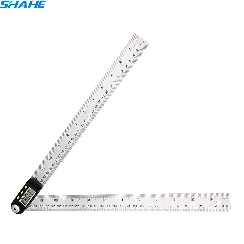 360degree 300mm High Quality SHAHE new product digital protractor 12 inch stainless steel ruler
360degree 300mm High Quality SHAHE new product digital protractor 12 inch stainless steel ruler