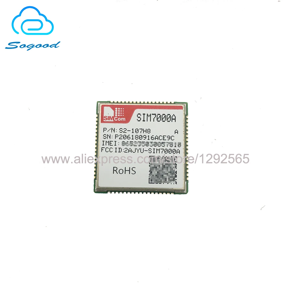 New&Original no fake SIM7000A B2/B4/B12/B13 NB-IoT Module LTE CAT-M1(eMTC) GNSS (GPS,GLONASS ) competitive with SIM900 and SIM80
New&Original no fake SIM7000A B2/B4/B12/B13 NB-IoT Module LTE CAT-M1(eMTC) GNSS (GPS,GLONASS ) competitive with SIM900 and SIM80