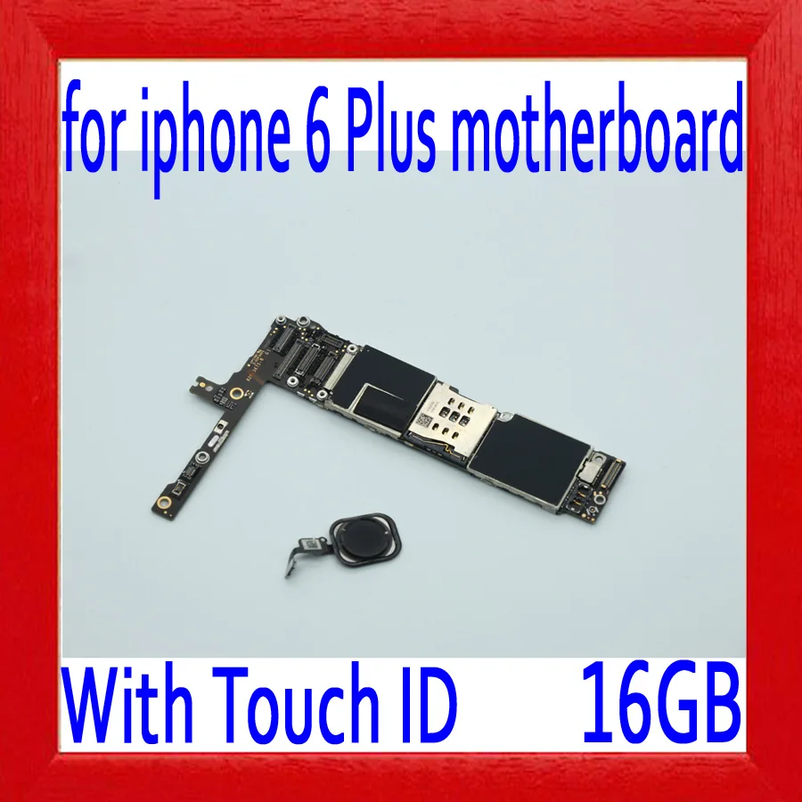 16gb Black for iphone 6 plus 5.5inch Motherboard with Touch ID,100% Original unlocked for iphone 6P Logic boards with Full Chips
16gb Black for iphone 6 plus 5.5inch Motherboard with Touch ID,100% Original unlocked for iphone 6P Logic boards with Full Chips