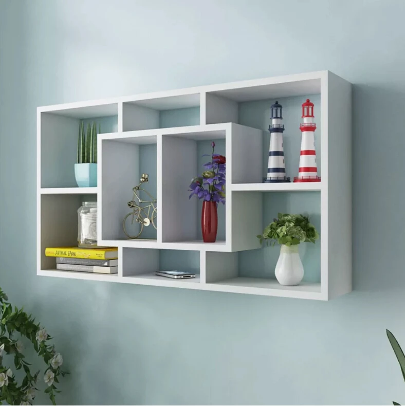 VidaXL Solid Wooden Floating Wall Display Shelf Modern Wall Mounted Storage Rack 8 Compartments Oak Colour Home Decor
VidaXL Solid Wooden Floating Wall Display Shelf Modern Wall Mounted Storage Rack 8 Compartments Oak Colour Home Decor