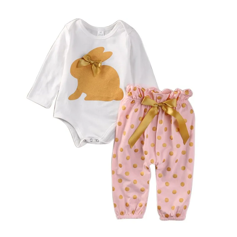 Newborn Full Sleeve Romper Baby Girls Rabbit Printing O-neck Romper+Pink Dot Bow Pants +Headwear
Newborn Full Sleeve Romper Baby Girls Rabbit Printing O-neck Romper+Pink Dot Bow Pants +Headwear