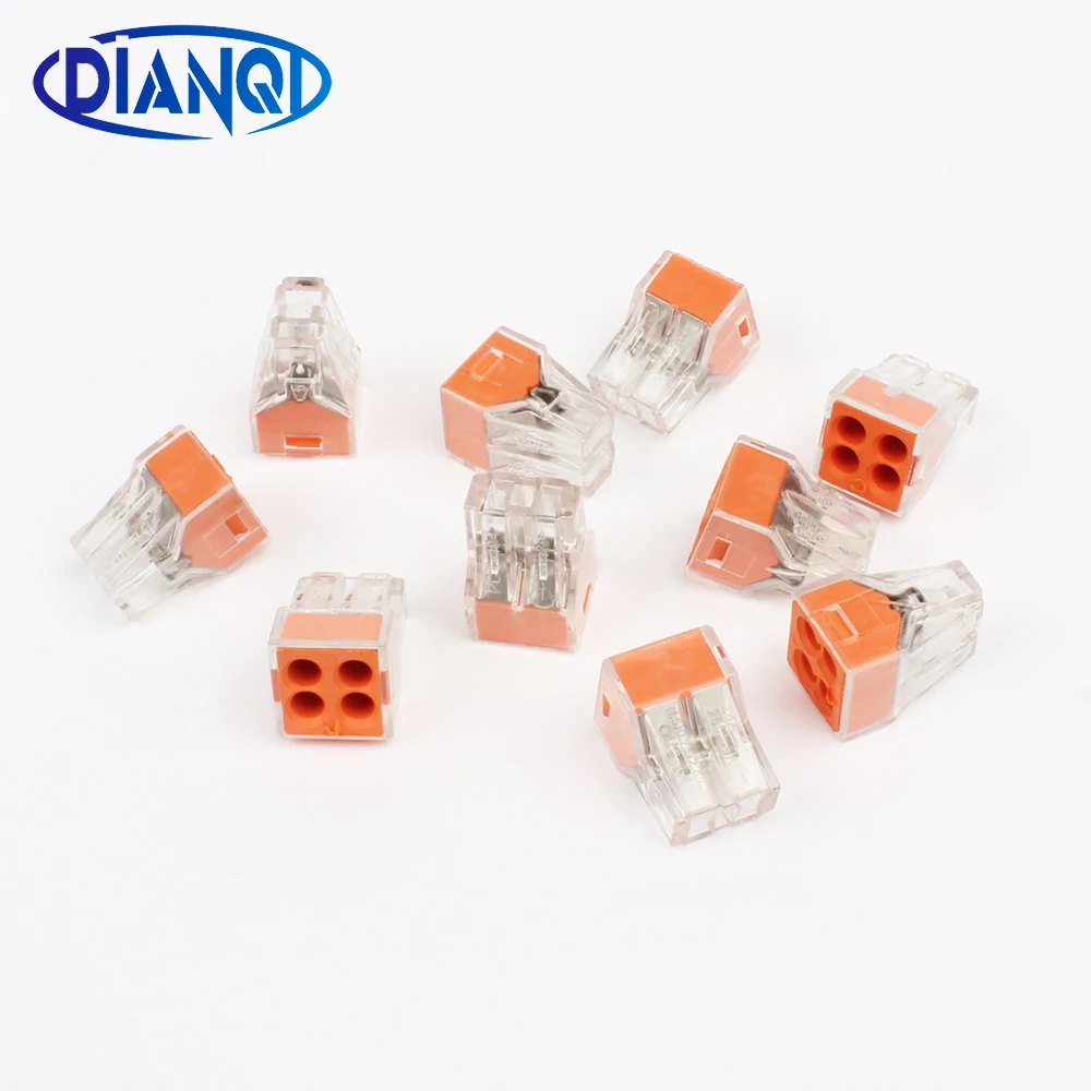 Free shipping 10Pcs PCT-104 Push wire wiring connector For Junction box 4 pin conductor terminal block wire connector
Free shipping 10Pcs PCT-104 Push wire wiring connector For Junction box 4 pin conductor terminal block wire connector