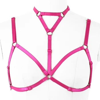 Magenta Body Harness Cage Chest Bra Strappy Tops Hollow Belt Gothic Cupless Bralette Top Plus Size for Women Club Party Dance
Magenta Body Harness Cage Chest Bra Strappy Tops Hollow Belt Gothic Cupless Bralette Top Plus Size for Women Club Party Dance