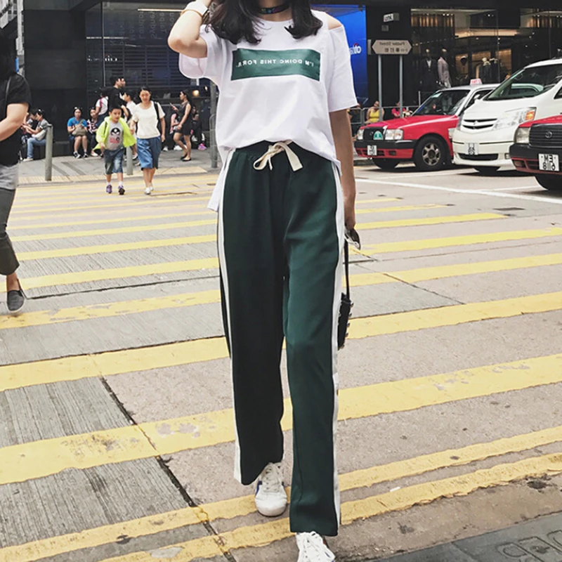 Letter Print Tracksuits Women Two Piece Set Spring Street T-shirt Tops And Jogger Set Suits Casual 2pcs Outfits
Letter Print Tracksuits Women Two Piece Set Spring Street T-shirt Tops And Jogger Set Suits Casual 2pcs Outfits