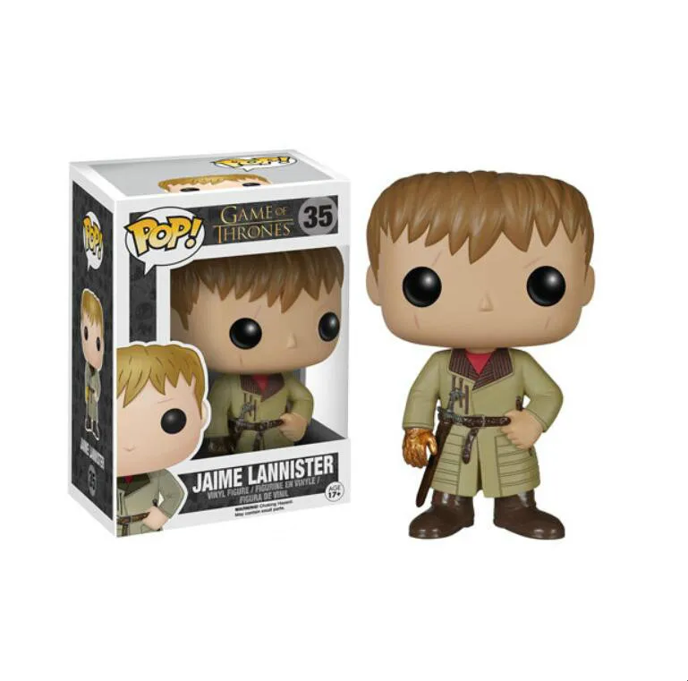 Funko Pop Game of Thrones JAIME LANNISTER Collectible Model Toys PVC Action Figure Kids Toys For Chlidren
Funko Pop Game of Thrones JAIME LANNISTER Collectible Model Toys PVC Action Figure Kids Toys For Chlidren