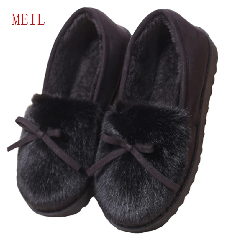 Bow Winter Slippers Women Flat Slippers Plush Home Shoes Women indoor Slippers Fur Slides Pantoffels Dames Warm Winter Shoes
Bow Winter Slippers Women Flat Slippers Plush Home Shoes Women indoor Slippers Fur Slides Pantoffels Dames Warm Winter Shoes