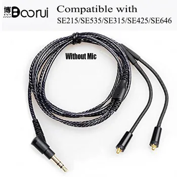 Boorui Earphones Cables Gold Plated MMCX Connector Detachable stereo cable without Mic for SE215 SE315 SE425 SE535 SE846 UE900
Boorui Earphones Cables Gold Plated MMCX Connector Detachable stereo cable without Mic for SE215 SE315 SE425 SE535 SE846 UE900