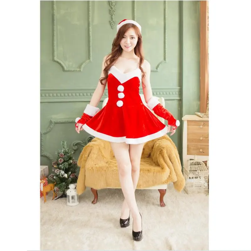 Santa Claus Costumes Cosplay For Woman Christmas Party Beautiful Girl Costumes Different Size Red Jumpsuits With Christmas Hat
Santa Claus Costumes Cosplay For Woman Christmas Party Beautiful Girl Costumes Different Size Red Jumpsuits With Christmas Hat