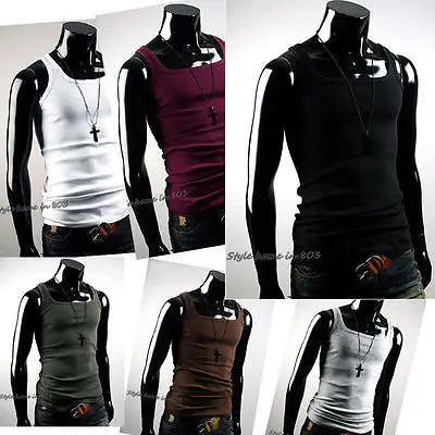 BNWT 2017 NEW Undershirt Cotton Men T-shirt A-Shirt Wife Beater Ribbed Muscle Vest Top US-X7
BNWT 2017 NEW Undershirt Cotton Men T-shirt A-Shirt Wife Beater Ribbed Muscle Vest Top US-X7