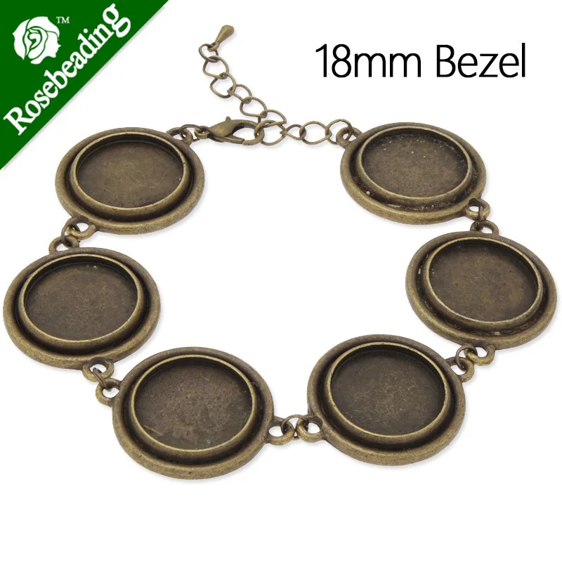Photo Jewelry Making Antique Bronze Plated Bracelet with 18mm Circle Bezel,5pieces/lot-C4255
Photo Jewelry Making Antique Bronze Plated Bracelet with 18mm Circle Bezel,5pieces/lot-C4255