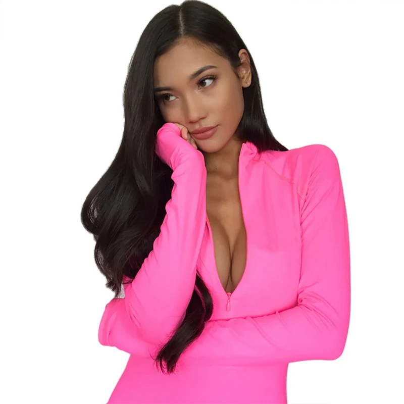 Women Sexy Vestidos Autumn Women Sexy Plus Size Mini Dress Stand Collar Long-Sleeved Bag Hip Slim Zip Party Dress New Arrival
Women Sexy Vestidos Autumn Women Sexy Plus Size Mini Dress Stand Collar Long-Sleeved Bag Hip Slim Zip Party Dress New Arrival