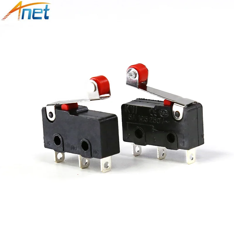 5pcs 3D printer part limit switch KW11-3Z roller lever Endstop for 3d printer with wiring COM and NO ac 5A 250V 20*10*6mm size
5pcs 3D printer part limit switch KW11-3Z roller lever Endstop for 3d printer with wiring COM and NO ac 5A 250V 20*10*6mm size