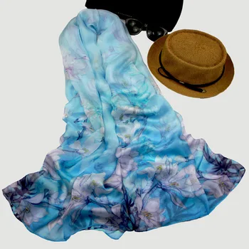 High quality fashion 100% real silk scarf Shawl hijab for women big size long wrap Summer beach coverup
High quality fashion 100% real silk scarf Shawl hijab for women big size long wrap Summer beach coverup