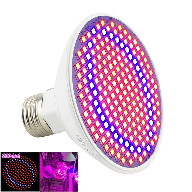 E27 24W 200 LED Plant Grow Light lamp flower seeds Growing Lights Bulbs Hydroponics
E27 24W 200 LED Plant Grow Light lamp flower seeds Growing Lights Bulbs Hydroponics