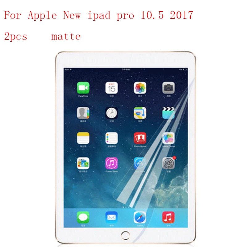 Matte Tablet LCD film Screen Protector For Apple New ipad pro 10.5 2017 Reinforced Protection Ultra thin Film 2pcs in 1 package
Matte Tablet LCD film Screen Protector For Apple New ipad pro 10.5 2017 Reinforced Protection Ultra thin Film 2pcs in 1 package