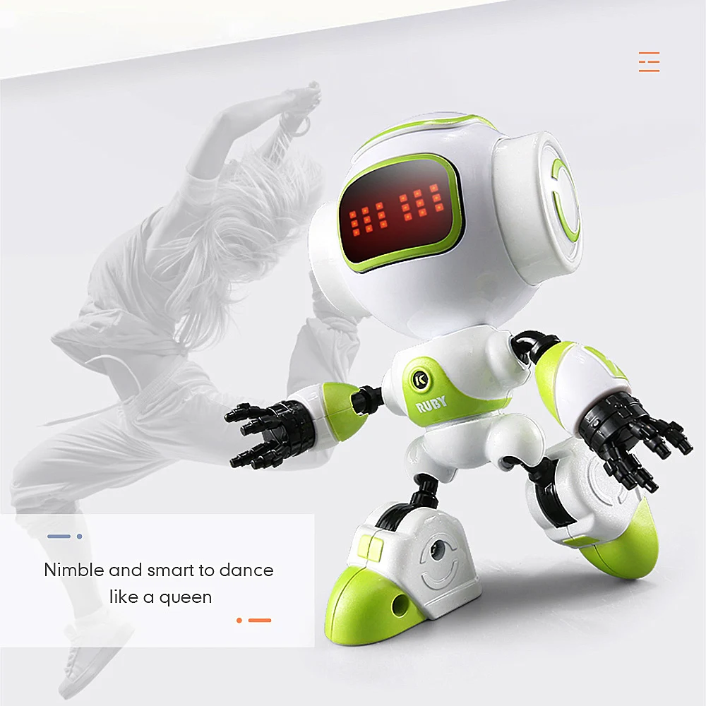 JJR/C R9 RC Robot LUBY Intelligent Robot Touchable Control DIY Gesture Talk Smart Mini RC Robots for Children Kids Toys
JJR/C R9 RC Robot LUBY Intelligent Robot Touchable Control DIY Gesture Talk Smart Mini RC Robots for Children Kids Toys