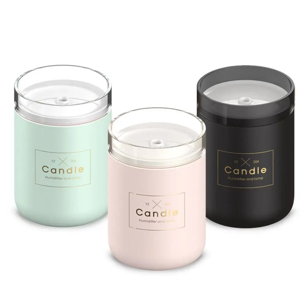 280ML Candle Air Humidifier Ultrasonic Essential Oil Diffusers Home Humidifier Aroma Oil Water Diffuser with Night Lamp Light
280ML Candle Air Humidifier Ultrasonic Essential Oil Diffusers Home Humidifier Aroma Oil Water Diffuser with Night Lamp Light