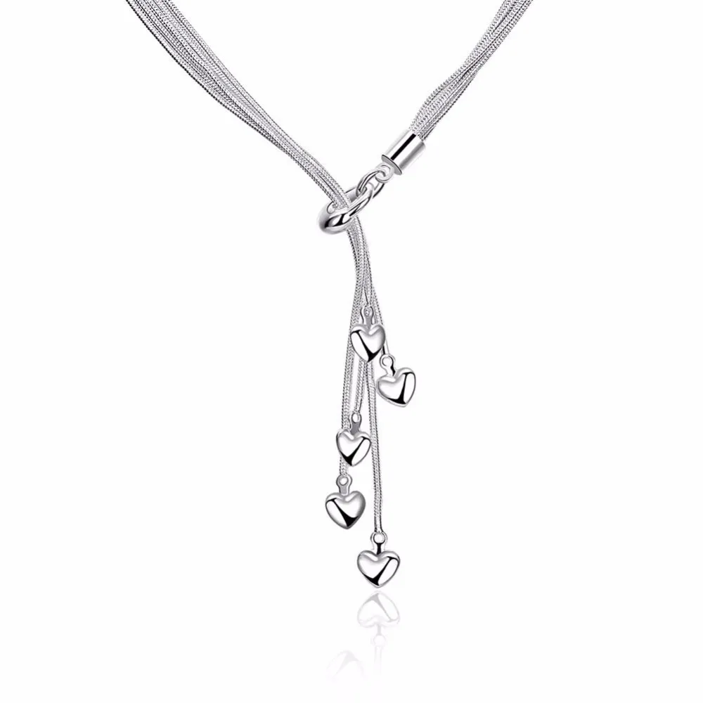 Neckless Jewelery Silver 925 Sterling Silver Necklace Statement Maxi Collier Jewelry Collares Colar Bijoux Women Love Chain 2018
Neckless Jewelery Silver 925 Sterling Silver Necklace Statement Maxi Collier Jewelry Collares Colar Bijoux Women Love Chain 2018