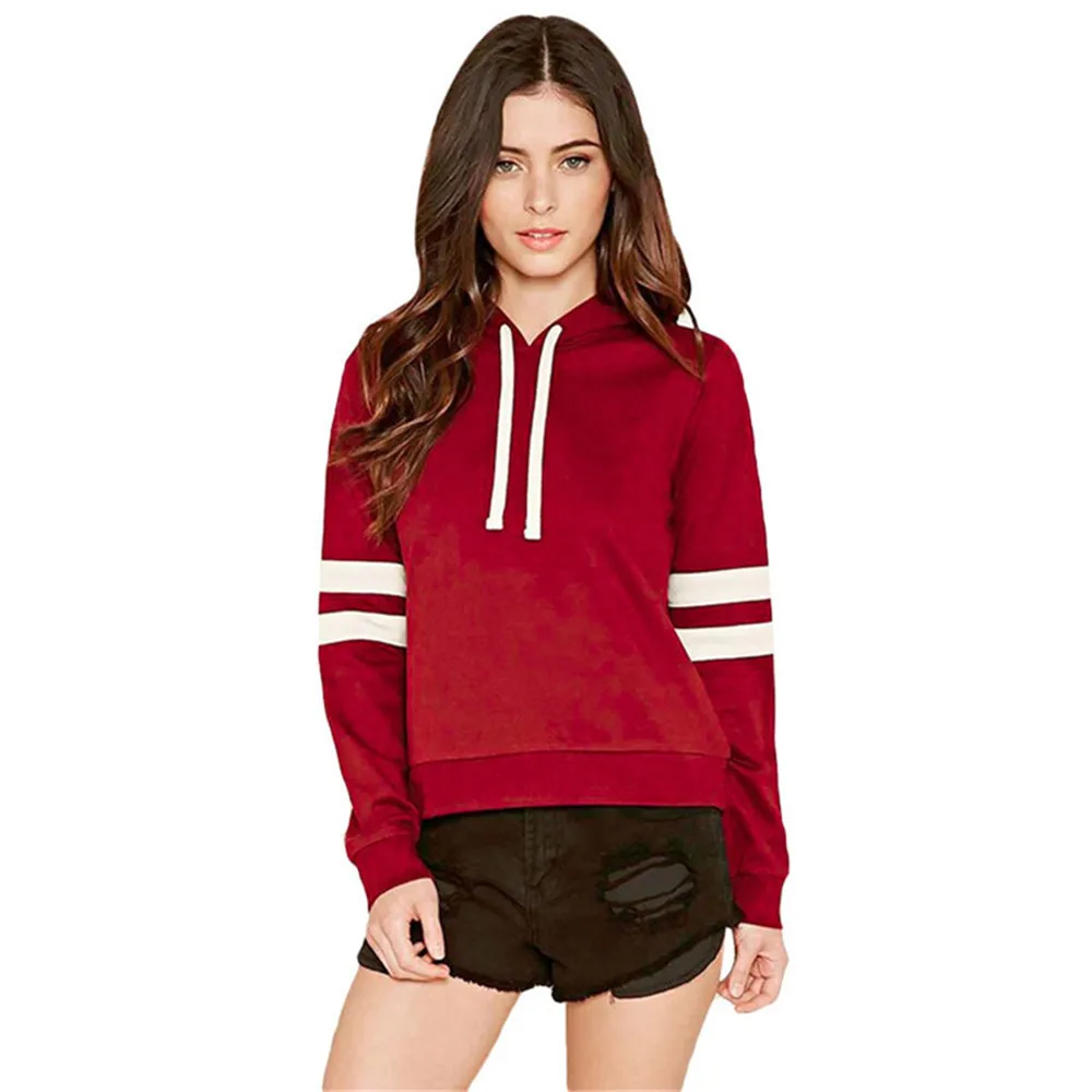 2018 female hot new arm double horizontal strip printing slim long sleeve drawstring Hoodies Sweatshirts
2018 female hot new arm double horizontal strip printing slim long sleeve drawstring Hoodies Sweatshirts